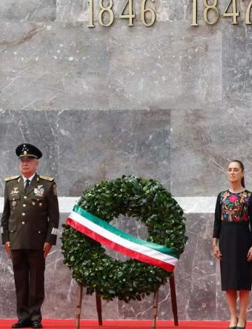 Sheinbaum conmemora a los Niños Héroes de Chapultepec