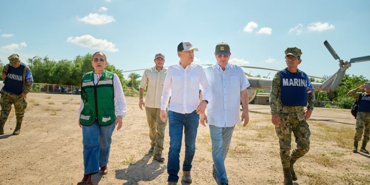 Gobernador Durazo despliega acciones de remediación por huracán “Polo”