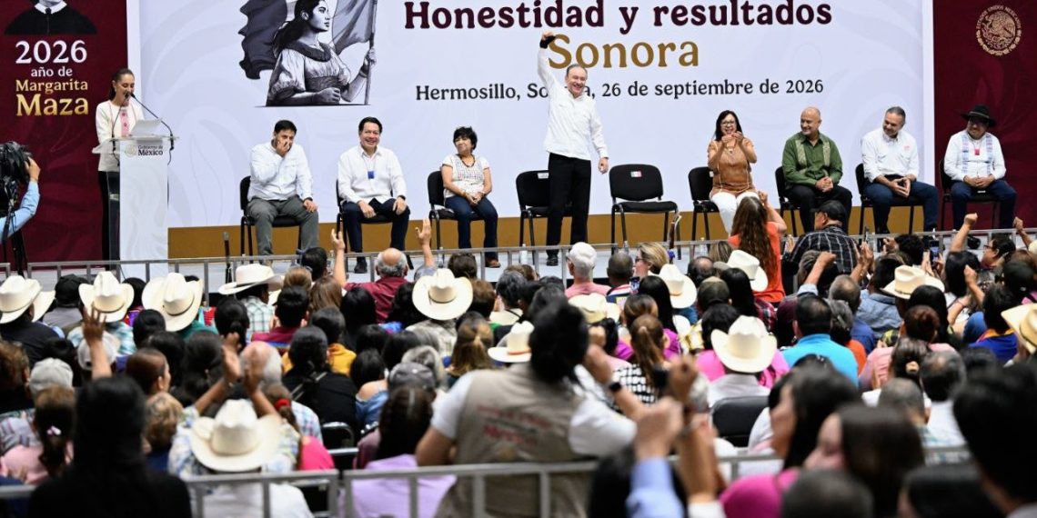 Sheinbaum y Durazo hacen historia en Sonora: justicia social, bienestar y obras que transforman