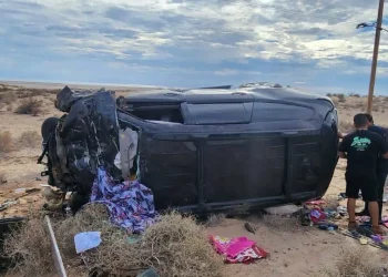 Mueren cinco personas en choque en la carretera San Luis Río Colorado-Golfo de Santa Clara