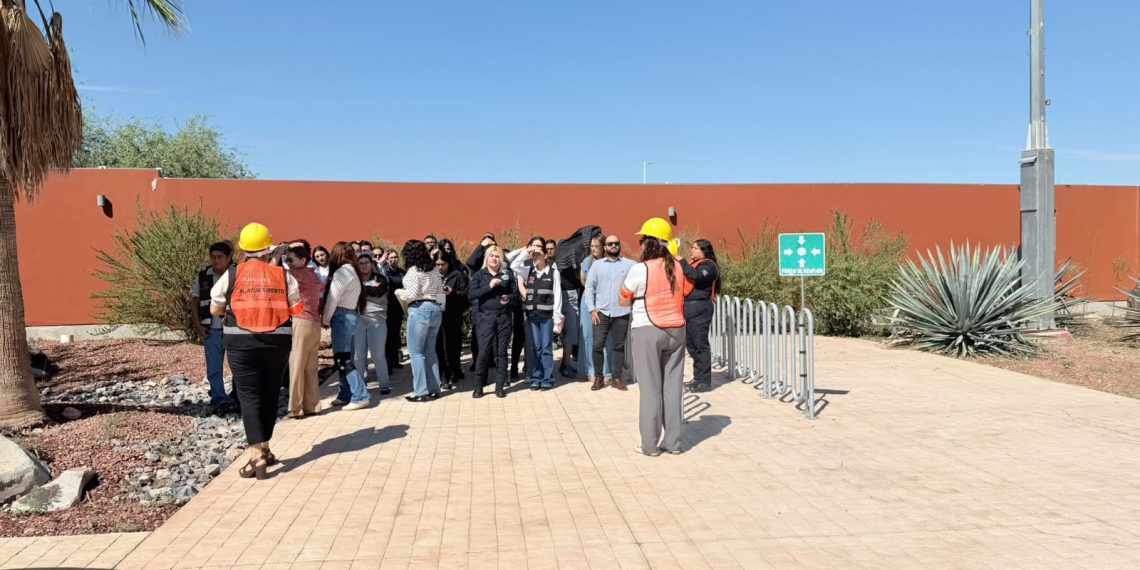 C5i Sonora realiza simulacro de evacuación y mantiene en operación la atención del 9-1-1