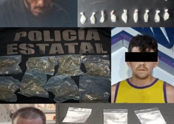 Operativos de la Policía Estatal dejan tres detenidos por posesión de narcótico en Hermosillo