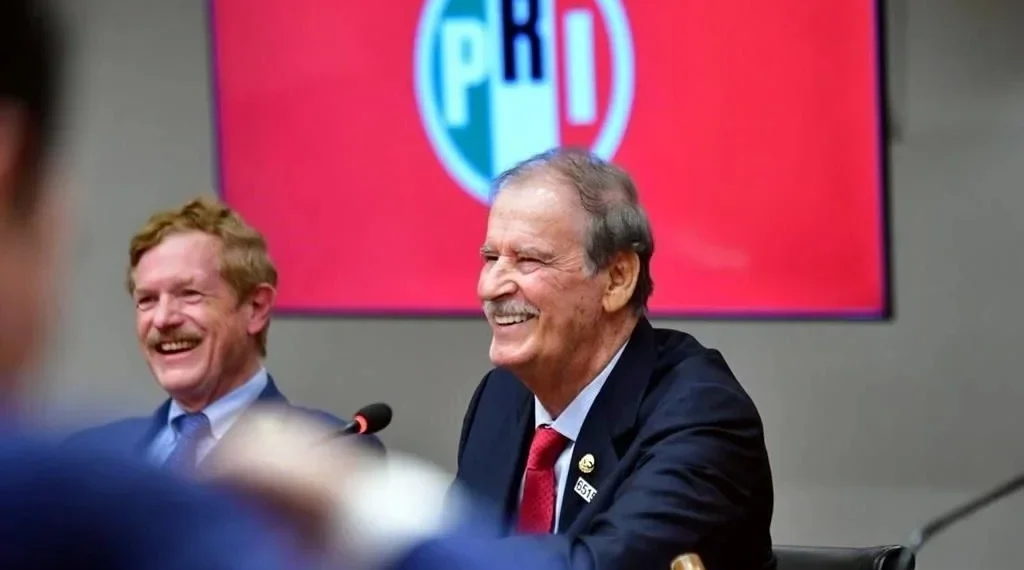 Reciben a Fox… ¡en el PRI!