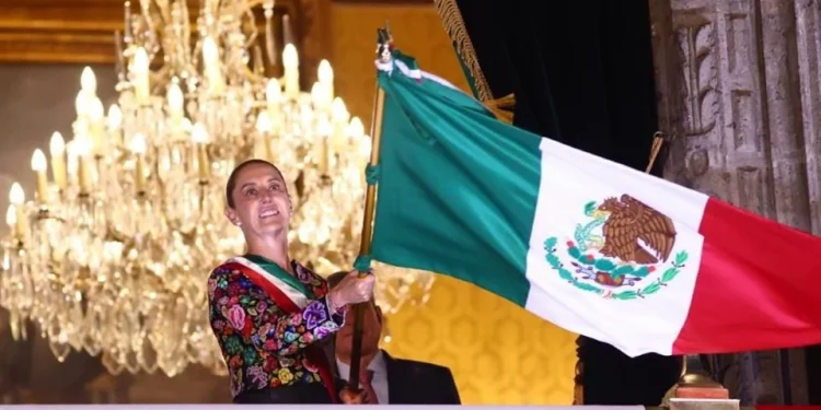 Da Sheinbaum su segundo Grito de Independencia