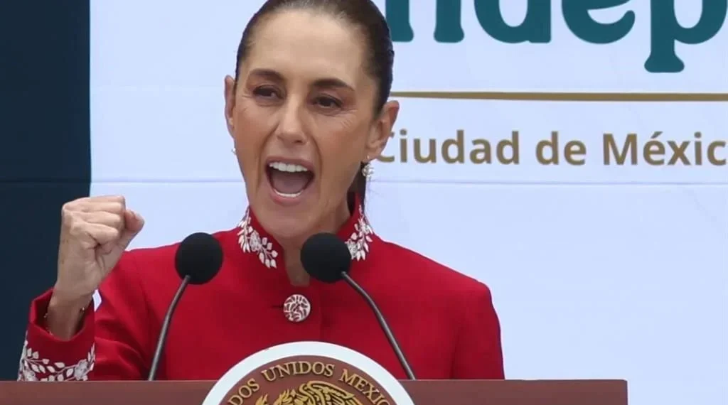 México no se doblega, no se arrodilla y nunca se vende: Sheinbaum