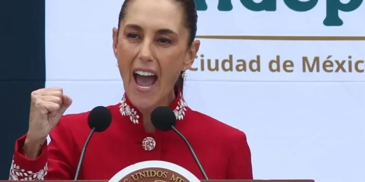 México no se doblega, no se arrodilla y nunca se vende: Sheinbaum