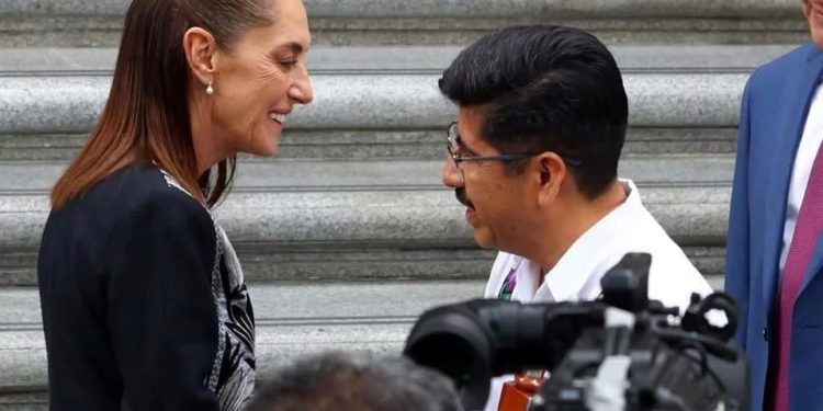 Asiste Sheinbaum al primer Informe de la nueva Corte