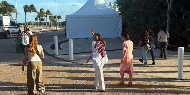 Llama Sheinbaum a moderar opulencia ante Mara Lezama