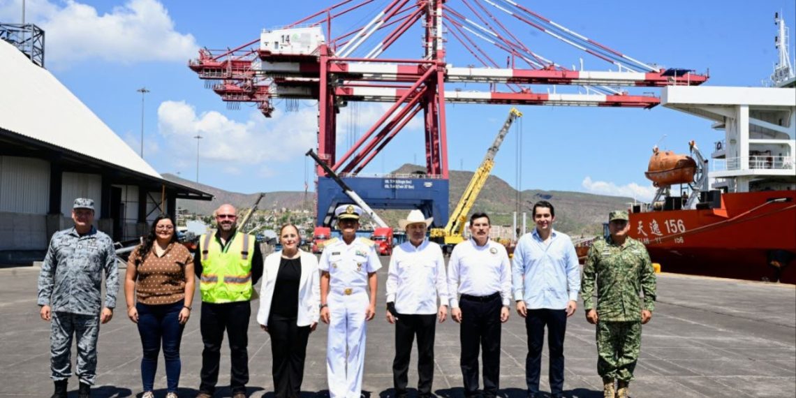 Con la expansión del Puerto de Guaymas, Gobernador Durazo inicia nueva era para el comercio exterior del noroeste