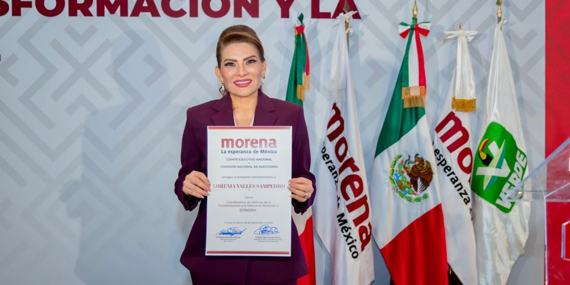 Lorenia Valles asume la Coordinación de los Comités de la Transformación y la Soberanía Nacional en Sonora