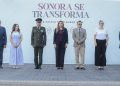 Participa Congreso de Sonora en izamiento de la bandera nacional