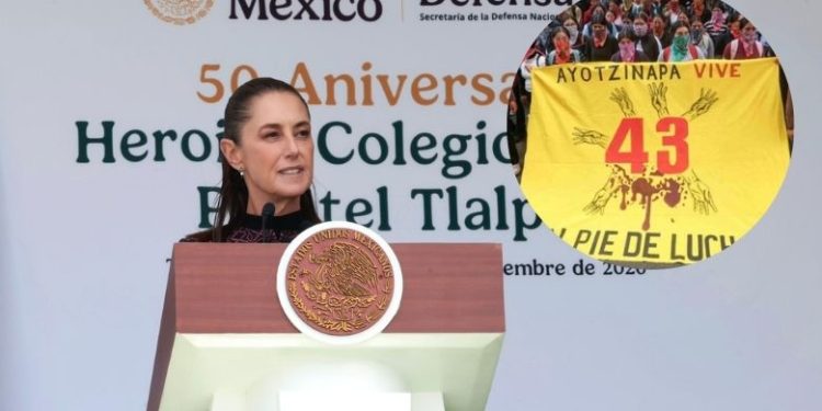 Sheinbaum niega protección al Ejército en caso Ayotzinapa