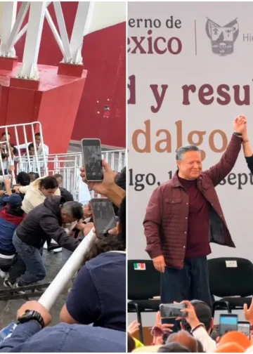 Normalistas y CNTE tensan la gira de Sheinbaum por Hidalgo y Oaxaca