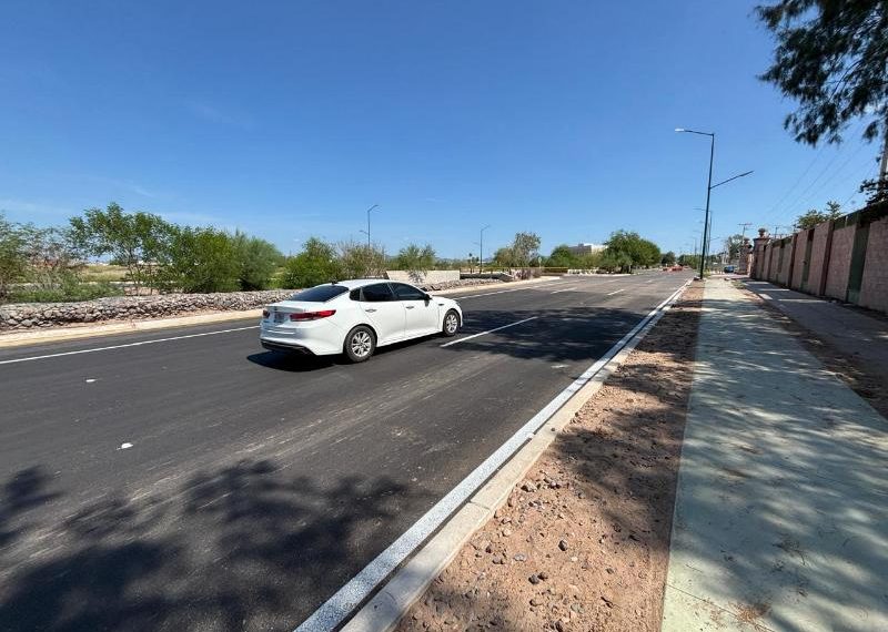 Reabren a la circulación vial el bulevar Carlos Quintero Arce