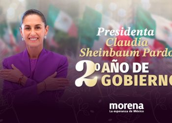 Morena respalda a la Presidenta Claudia Sheinbaum y celebra su segundo Informe de Gobierno