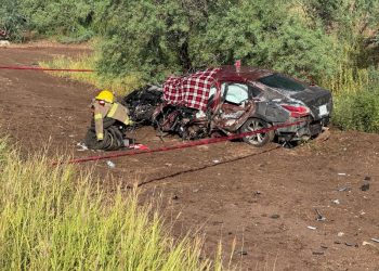 Muere hombre en choque en carretera a Ures