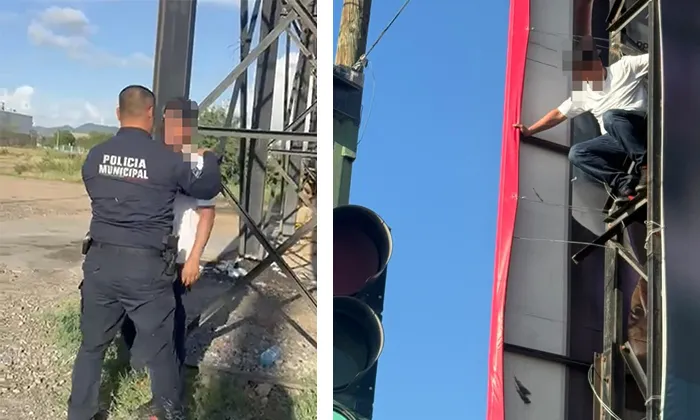 Evitan policías suicidio de joven en la colonia San Francisco