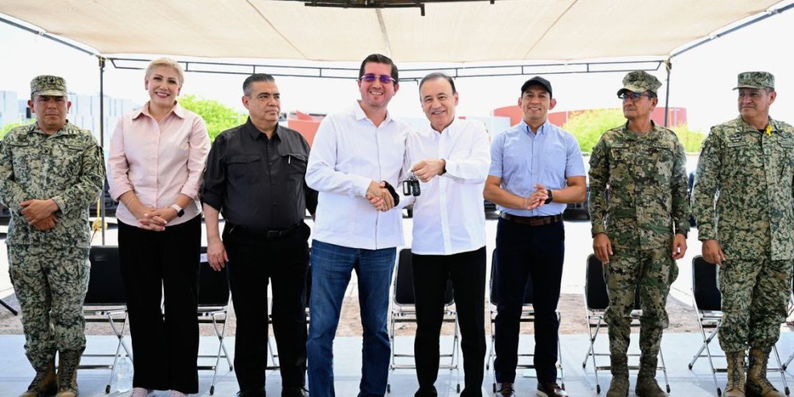 Gobernador Durazo fortalece instituciones de seguridad con entrega de 73 nuevas unidades