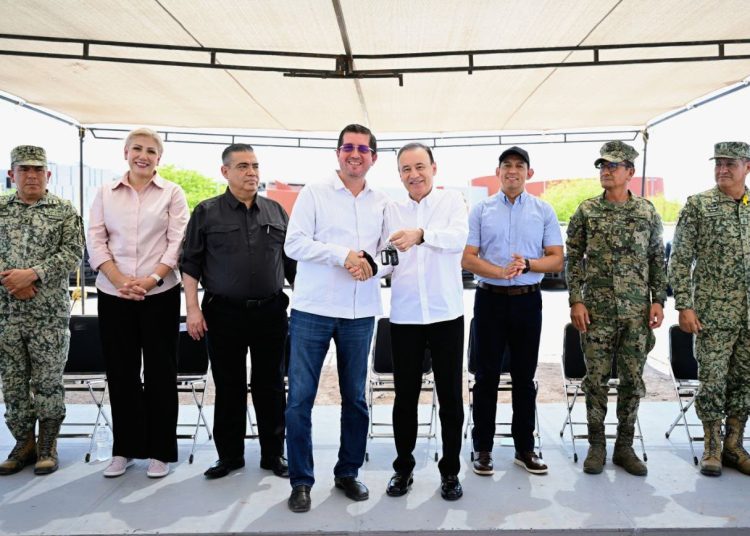 Gobernador Durazo fortalece instituciones de seguridad con entrega de 73 nuevas unidades