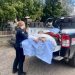 En un acto heroico Policías Estatales rescatan a persona adulta mayor de incendio