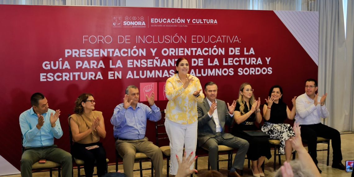 Presenta Gobierno de Sonora Guía para la Enseñanza de la Lectura y Escritura en Alumnas y Alumnos Sordos: SEC