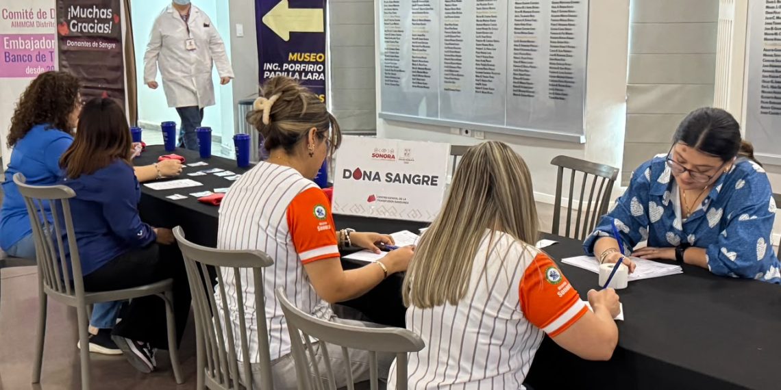 Sector minero sonorense da esperanza de salud y vida a 308 personas a través de donación altruista de sangre
