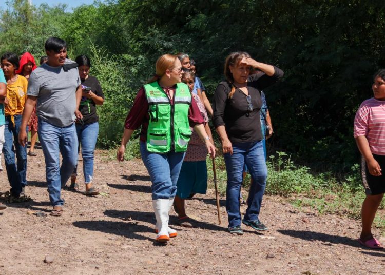 Entrega Karla Córdova apoyos a familias afectadas por “Polo: en comunidades rurales de Guaymas