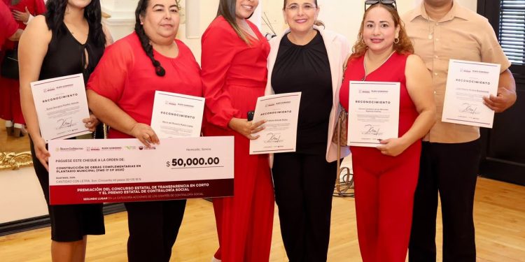 Guaymas obtiene primer y segundo lugar en el IX Premio Estatal de Contraloría Social Sonora 2026