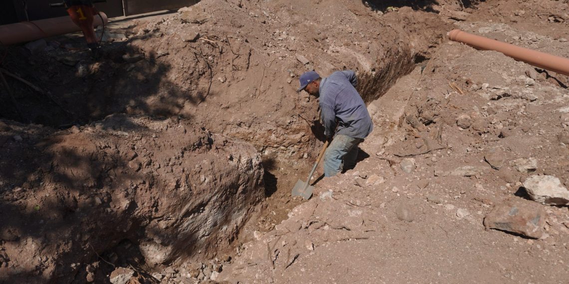 Gobierno de Guaymas impulsa obra de pavimentación e infraestructura hidráulica y sanitaria en la colonia Las Quintas