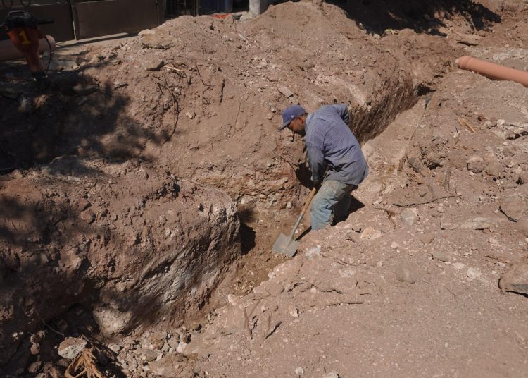 Gobierno de Guaymas impulsa obra de pavimentación e infraestructura hidráulica y sanitaria en la colonia Las Quintas