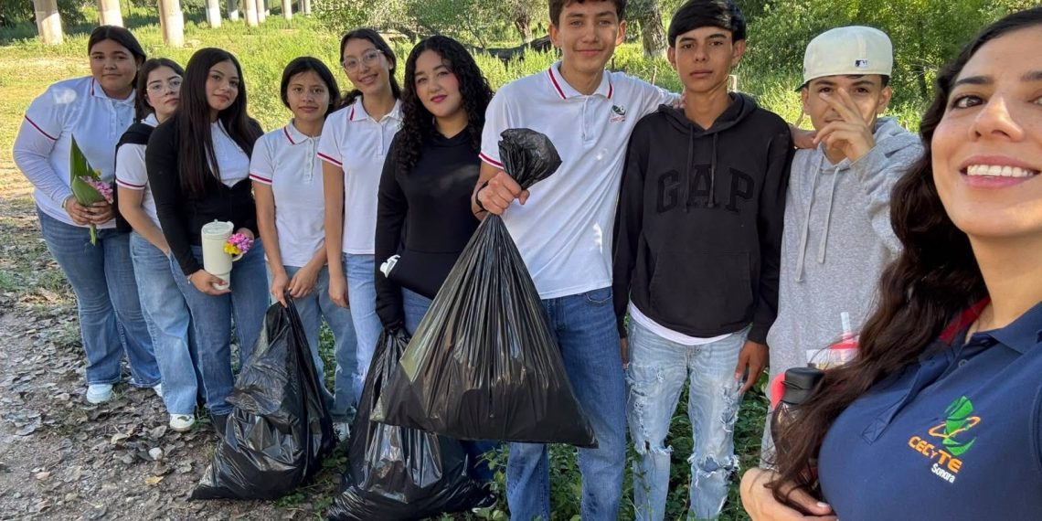 Promueve Gobierno de Sonora conciencia ecológica y cuidado de los espacios públicos: Cecyte