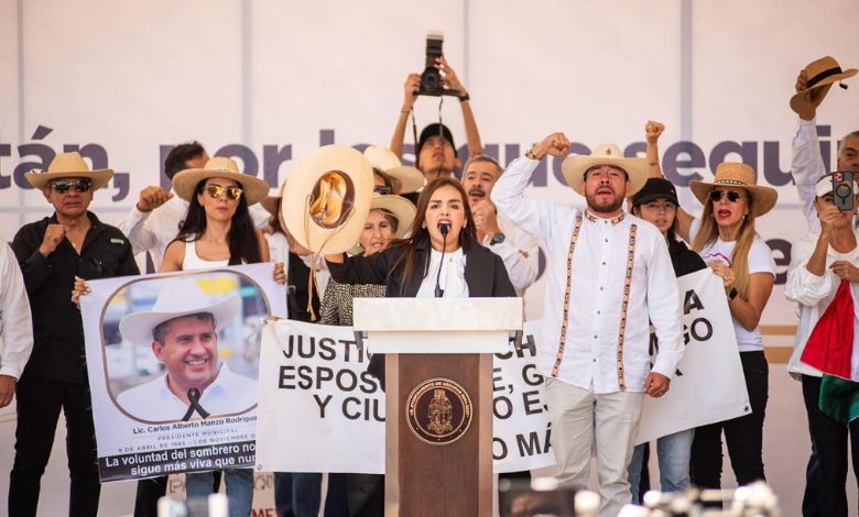 Grecia Quiroz convoca a marcha nacional por la justicia y la paz