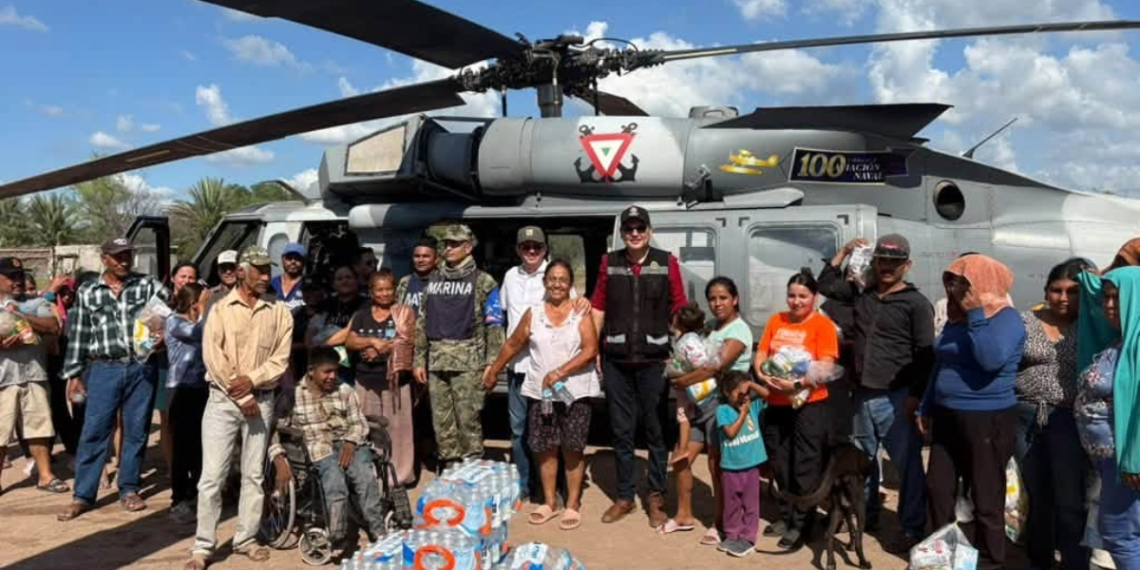 Navojoa entrega más de 14 mil despensas a familias damnificadas por el Huracán ‘Polo’