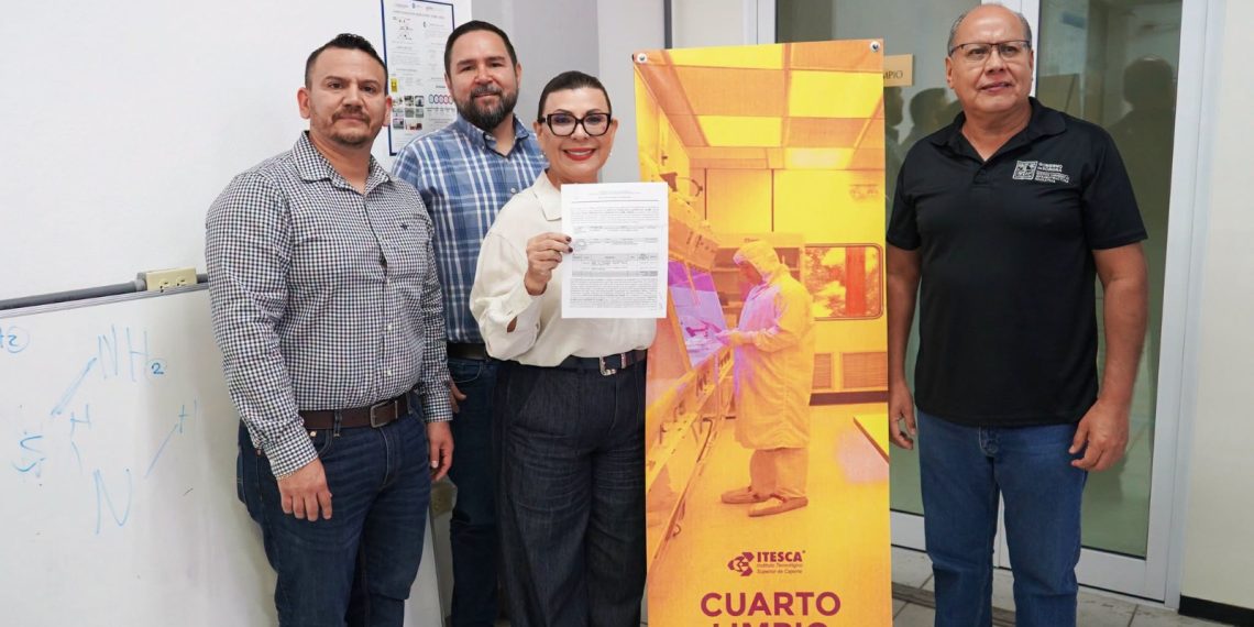 Entrega Gobierno de Sonora primeros equipos para cuarto limpio de Itesca