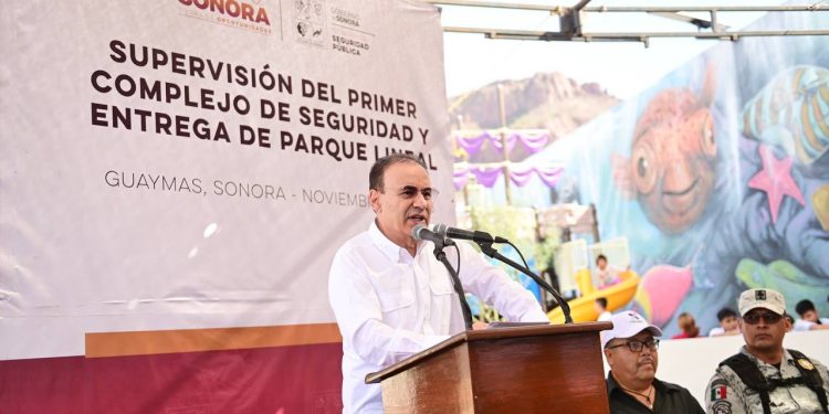 Rescata Gobernador Durazo espacios públicos para reforzar seguridad en municipios con Jornada Permanente por la Paz