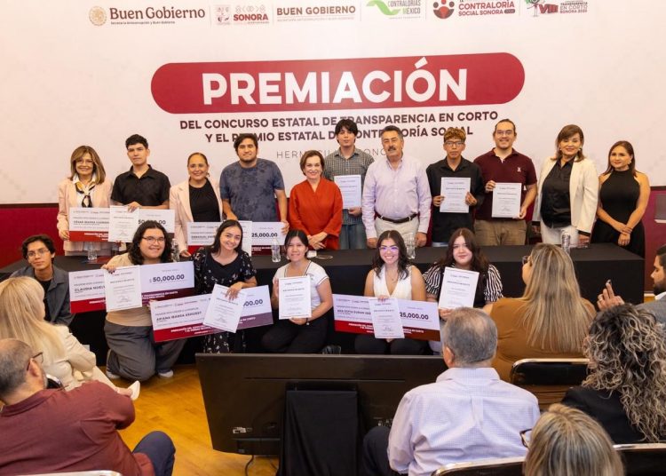 El Buen Gobierno Sonora reconoce el talento y la participación ciudadana con premios de hasta 100 mil pesos