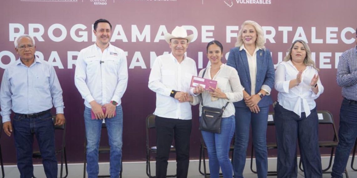 Gobierno de Sonora fortalece economía de familias vulnerables