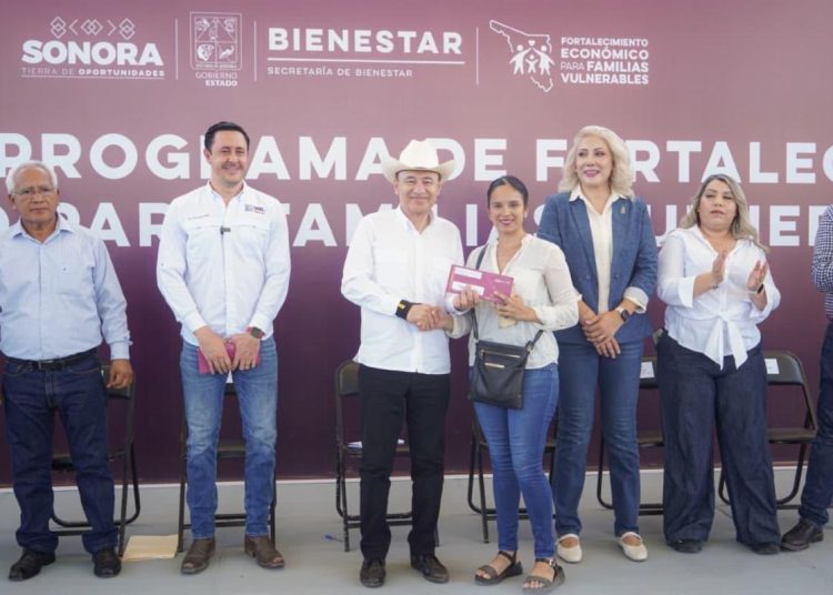 Gobierno de Sonora fortalece economía de familias vulnerables