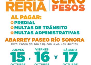 Lleva Gobierno de Hermosillo Jornadas de Tesorería con recargos a cero pesos