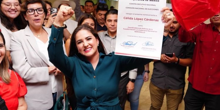 Celida López llama a la unidad y anuncia trabajo territorial por la Cuarta Transformación en Hermosillo