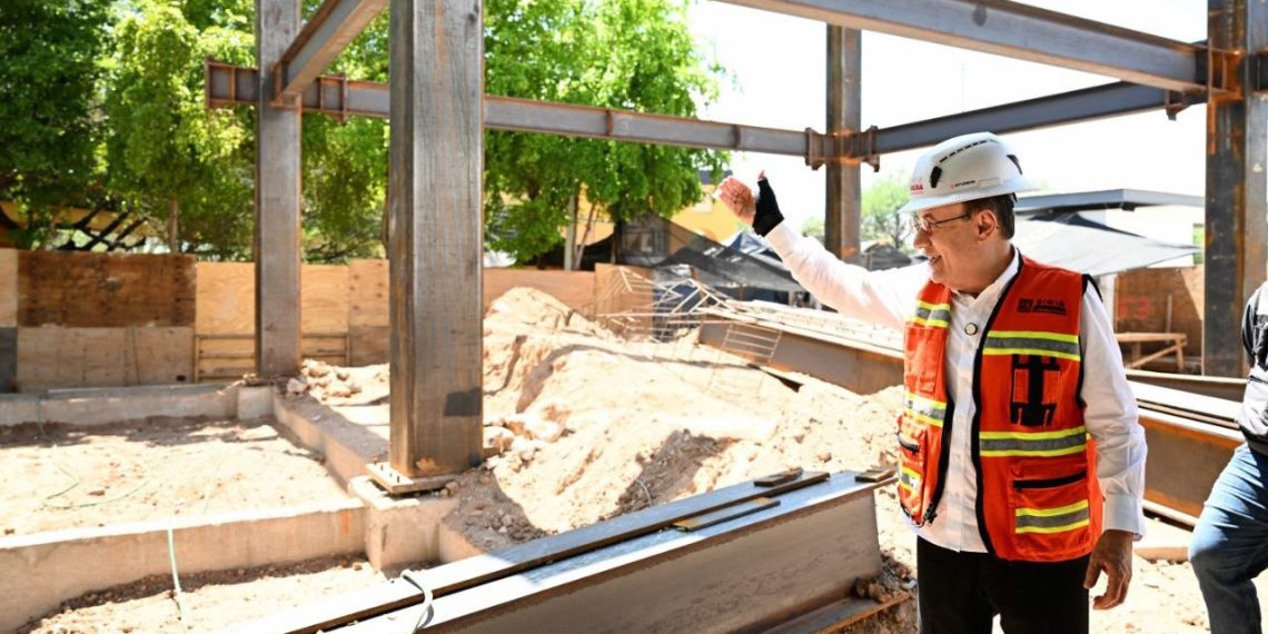 Avanza construcción de Centro de Simulación Clínica del Hospital Universitario: Gobernador Durazo