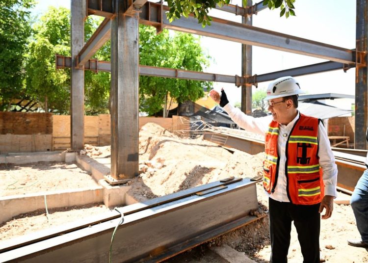 Avanza construcción de Centro de Simulación Clínica del Hospital Universitario: Gobernador Durazo
