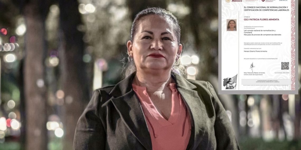 Ceci Flores y su hija, las primeras buscadoras certificadas