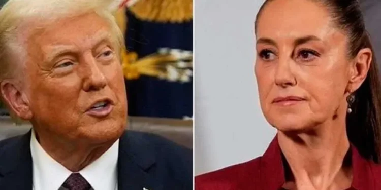 Tiene Sheinbaum la voz más hermosa.- Trump