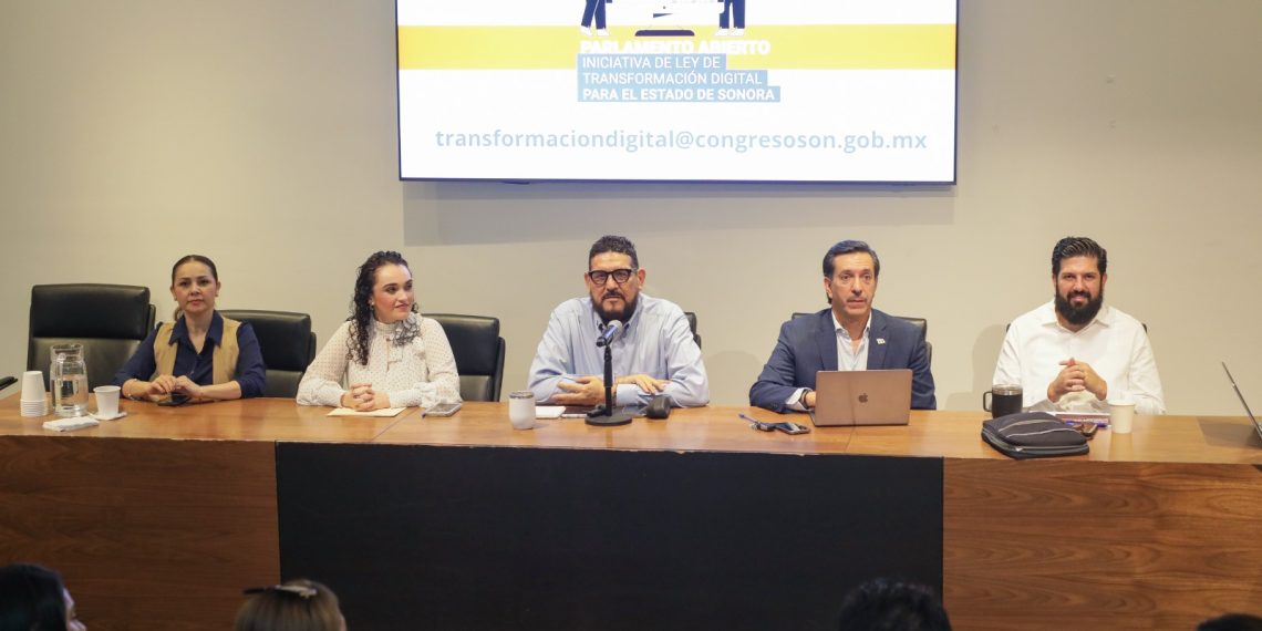 Celebra Congreso de Sonora parlamento abierto sobre iniciativa de Ley de Transformación Digital