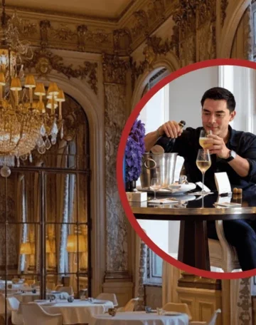 En suite de 200 mil pesos por noche; así aparece el hijo de Taddei en París