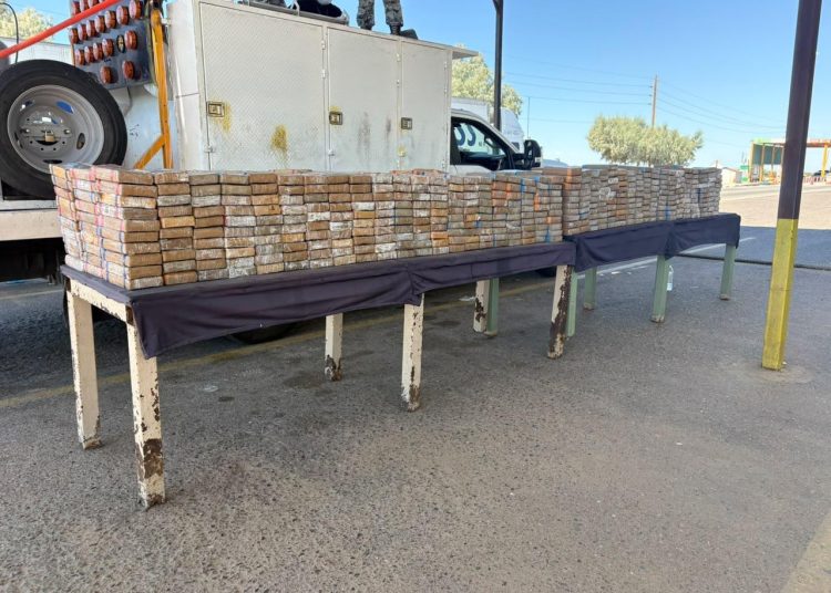 Mesa Estatal de Seguridad asegura más de una tonelada de narcótico en SLRC