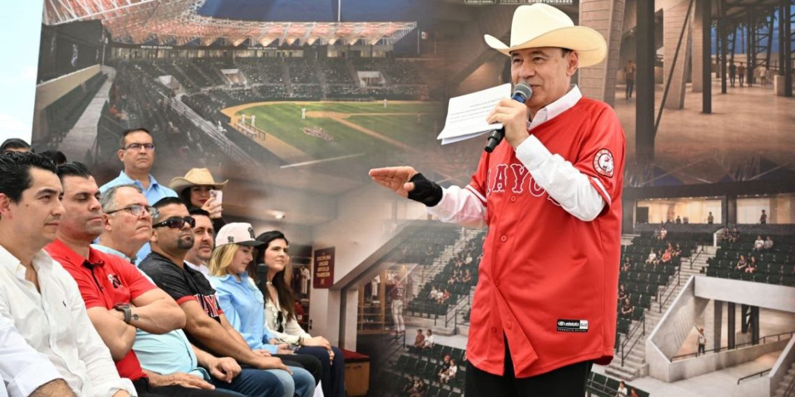 Gobernador Durazo avanza con la modernización del Estadio de Los Mayos; inauguración será el 30 de octubre
