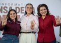 Celida López da la bienvenida a Ariadna Montiel , Presidenta de Morena y reafirma su apoyo a la coordinadora estatal Lorenia Valles