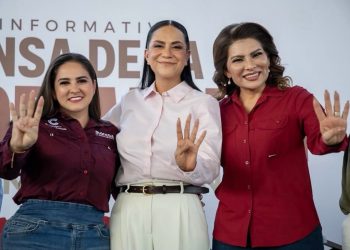 Celida López da la bienvenida a Ariadna Montiel , Presidenta de Morena y reafirma su apoyo a la coordinadora estatal Lorenia Valles
